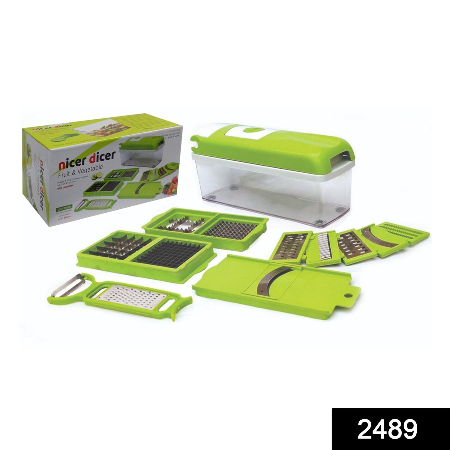 Multi-function plastic grater and chipser with 13 attachments Multi-function plastic grater and chipser with 13 attachments